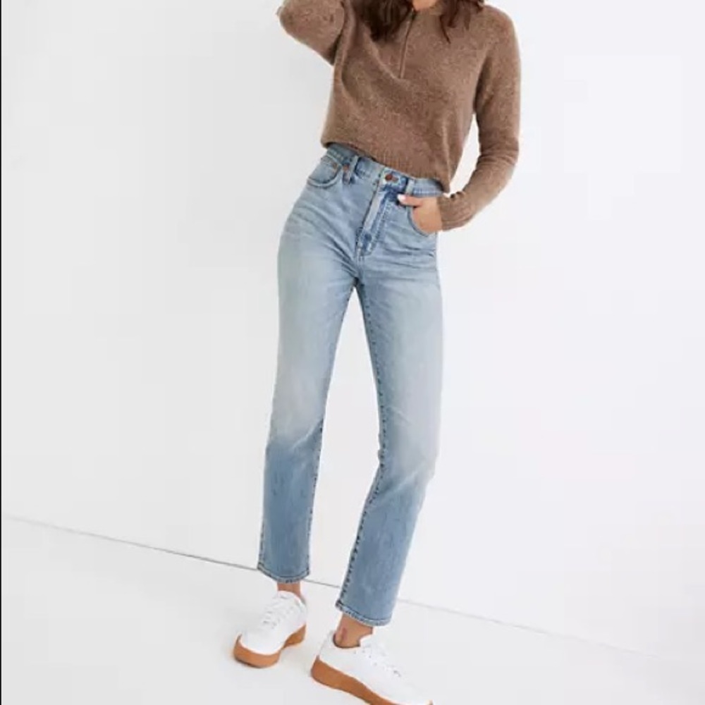 CUTE, MADEWELL slim Demi-boot jeans, in Denis Wash